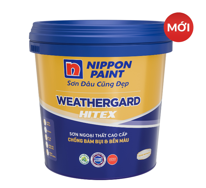 Sơn ngoại thất cao cấp Nippon WeatherGard Hitex