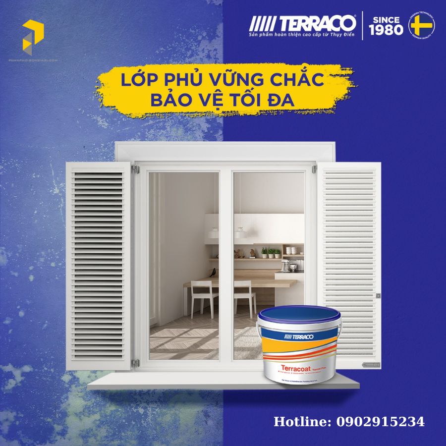 Sơn chống thấm Terraco - bảo vệ tối đa