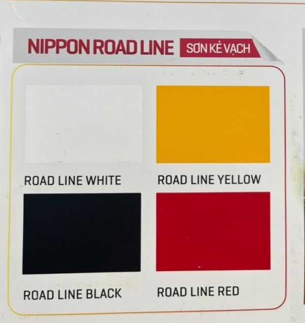 Bảng màu sơn kẻ vạch Nippon