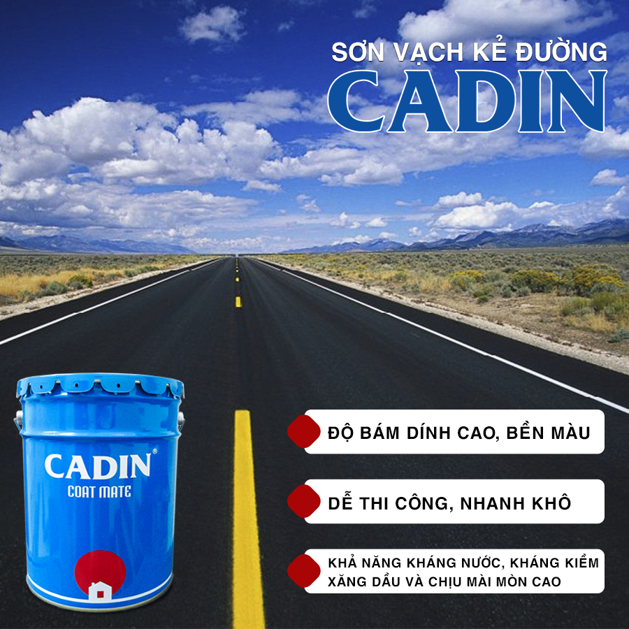 Ưu điểm của sơn kẻ vạch cadin